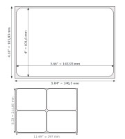 Label Size: 5.84&Prime; x 4.16&Prime;